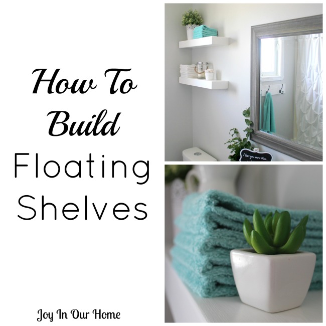 Let's build some quick floating shelves!
