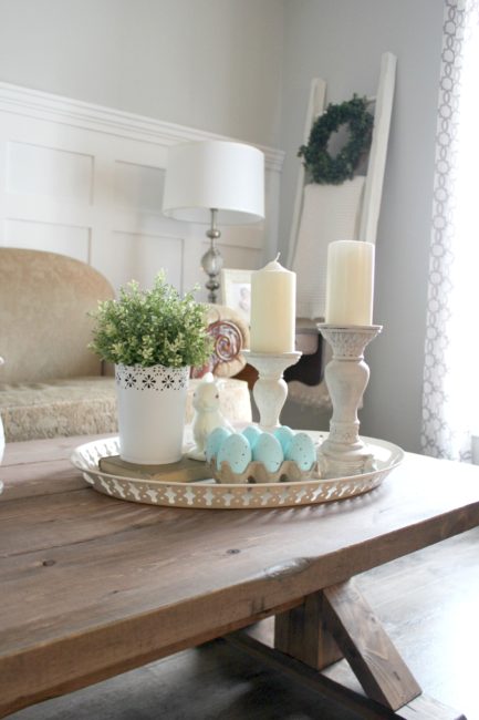 Spring Coffee Table Vignettes | Joy in Our Home